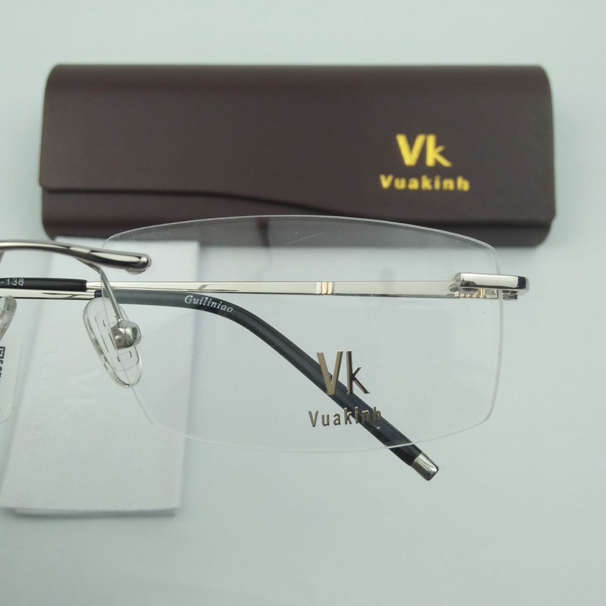 Gọng kính cận không viền phong cách cổ điển VK-32