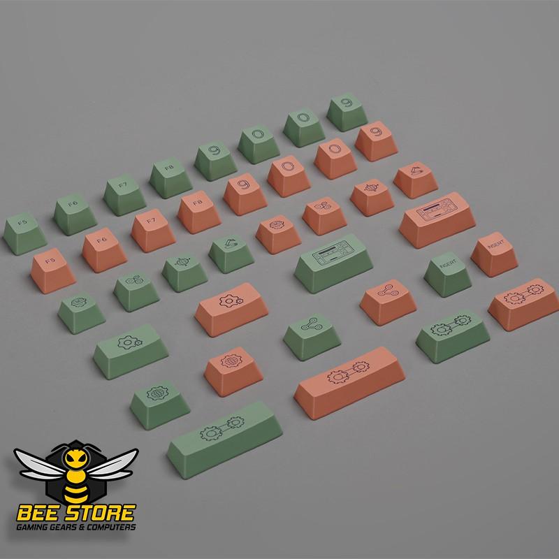 Bộ keycap chính hãng AKKO - 9009 Retro R2 (38 nút / Chất liệu: PBT Dye-Subbed)