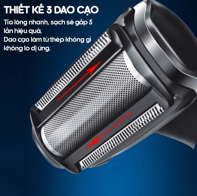 Máy cạo râu khô và ướt - Hàng Chính Hãng