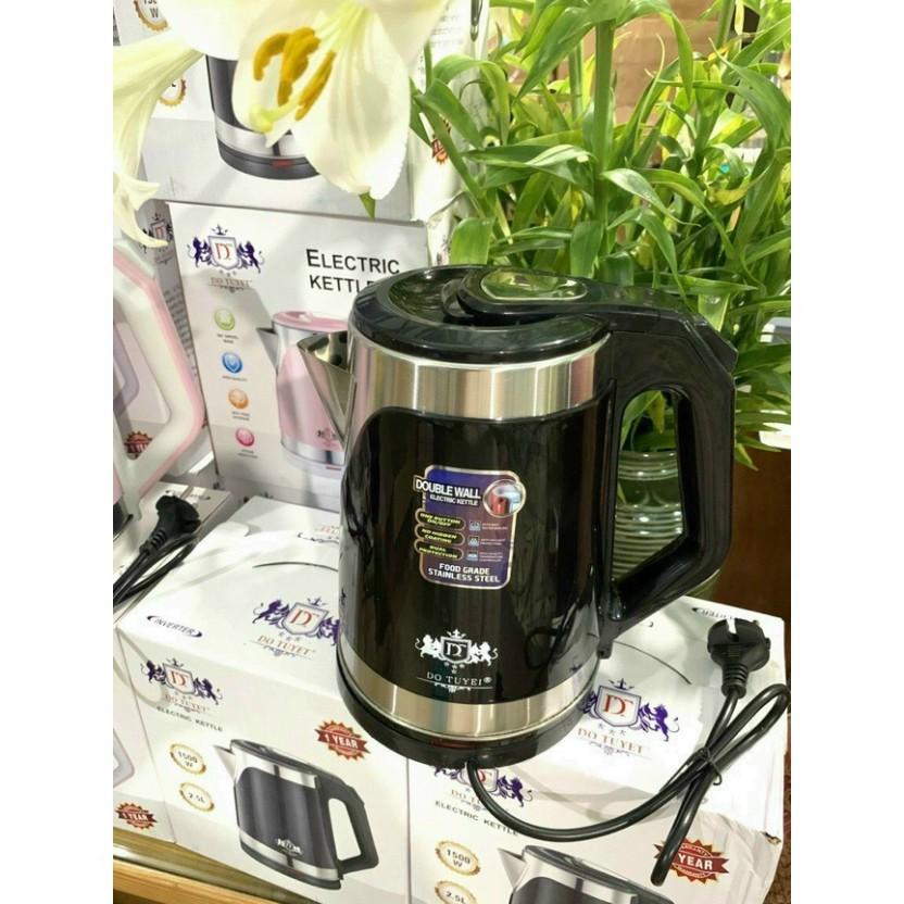 Ấm Siêu Tốc Hàng Chính Hãng Thái Lan Cỡ Lớn 2,5L Công Suất 1500W - Tiết Kiệm Điện - Tự Ngắt - Siêu Bền