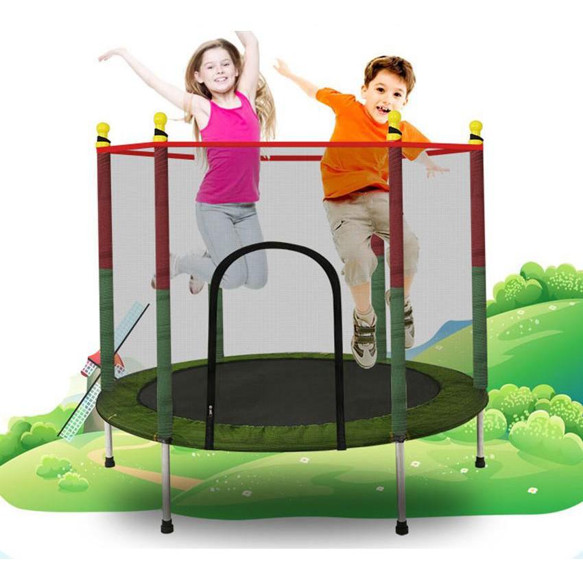 Nhà nhảy cho bé Yêu Vận Động Có Thể Xếp Gọn (1,4x1,4m) Trampoline Jump