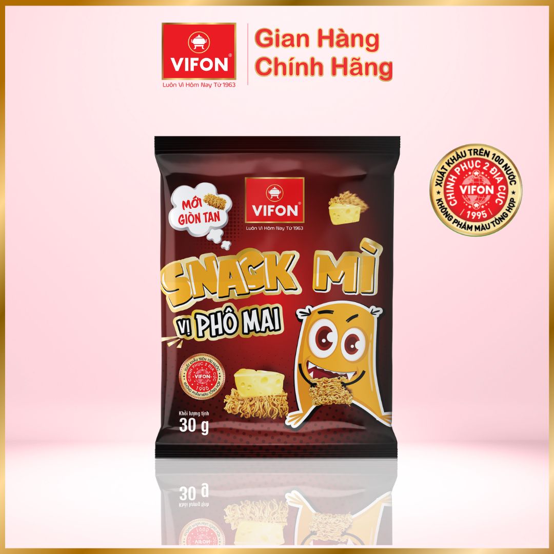 Thùng 24 Snack Mì Phô Mai VIFON (30gr/ Gói)