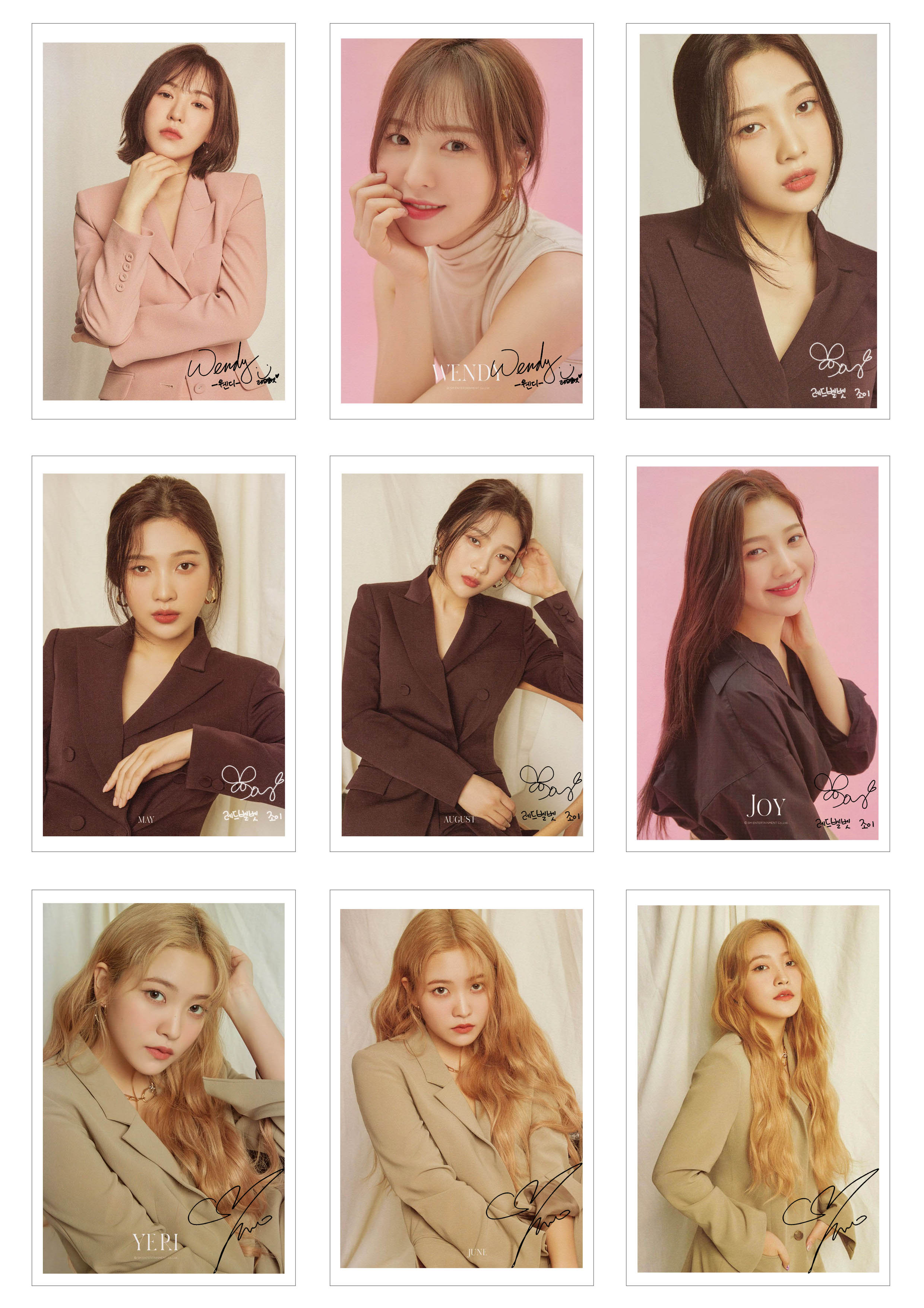 Lomo Card Ảnh RED VELVET - SEASON GREETING 2020 ( 36 ảnh)