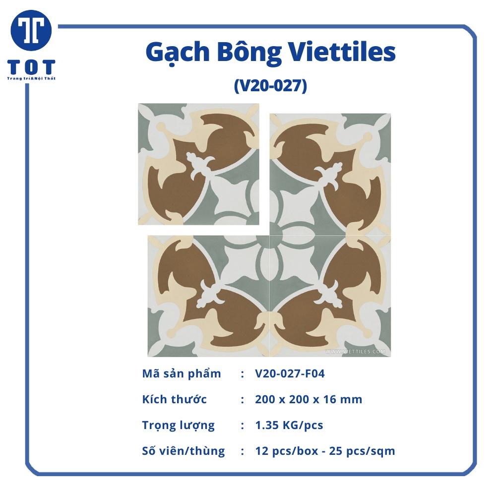 Gạch Bông Viettiles V20-027 dùng cho mọi không gian nhà bạn