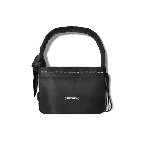 5THEWAY /street vocabulary/ SHOULDER BAG - BLACK aka Túi Chéo Đeo Vai màu Đen