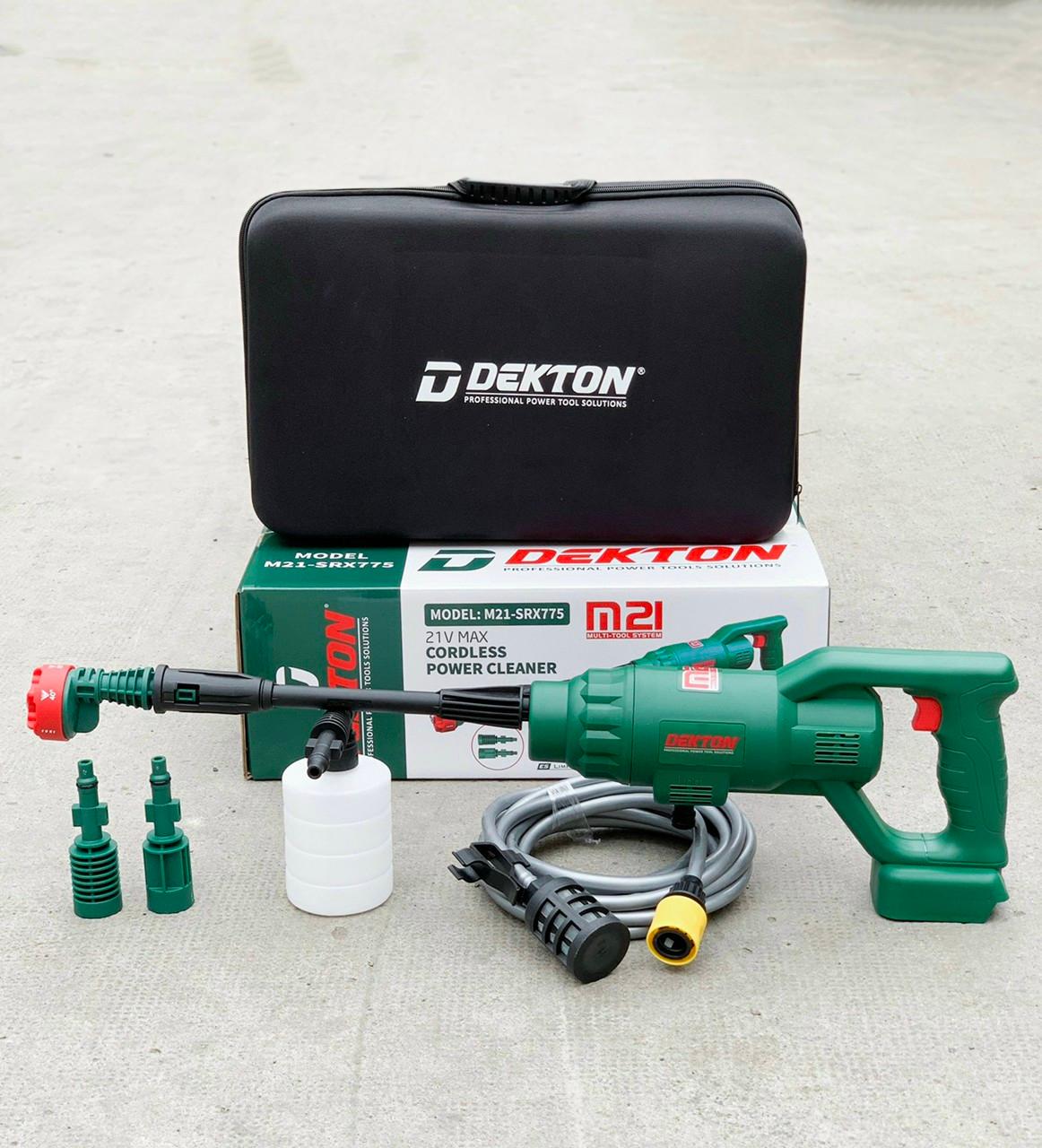 MÁY XỊT RỬA XE DÙNG PIN 21V DEKTON M21-SRX775 - HÀNG CHÍNH HÃNG