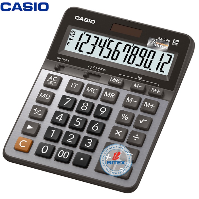 Máy tính Casio GX-120B, Bảo hành 7 năm - Hàng chính hãng Bitex