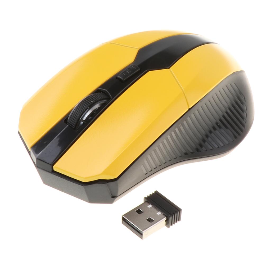 Ergonomic Wireless Mobile Optical Mice with USB Receiver 1600 DPI Optical Mouse