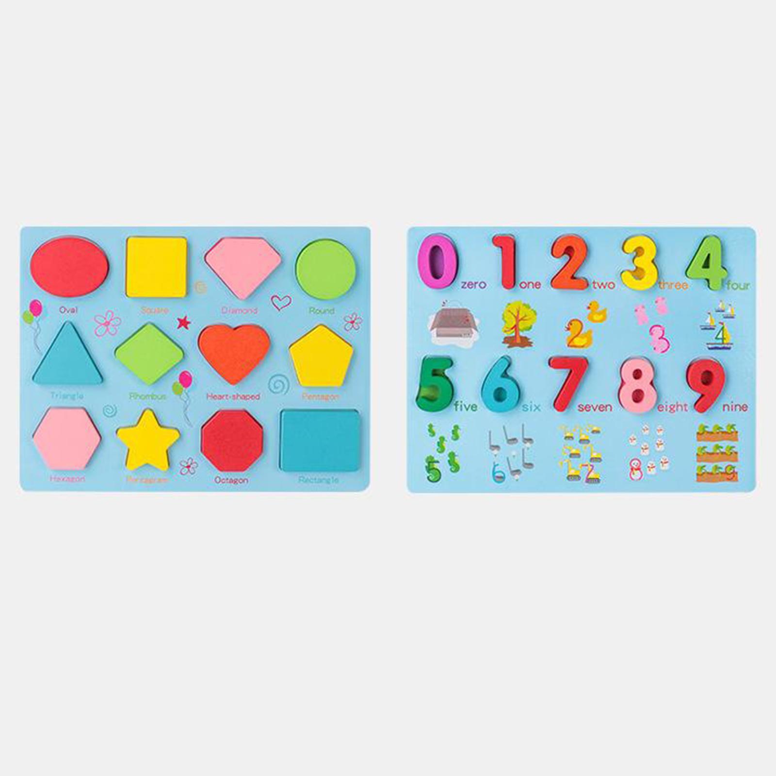 Digital Letter Puzzle Matching Board Early Educational Toy for Age 3 4 5