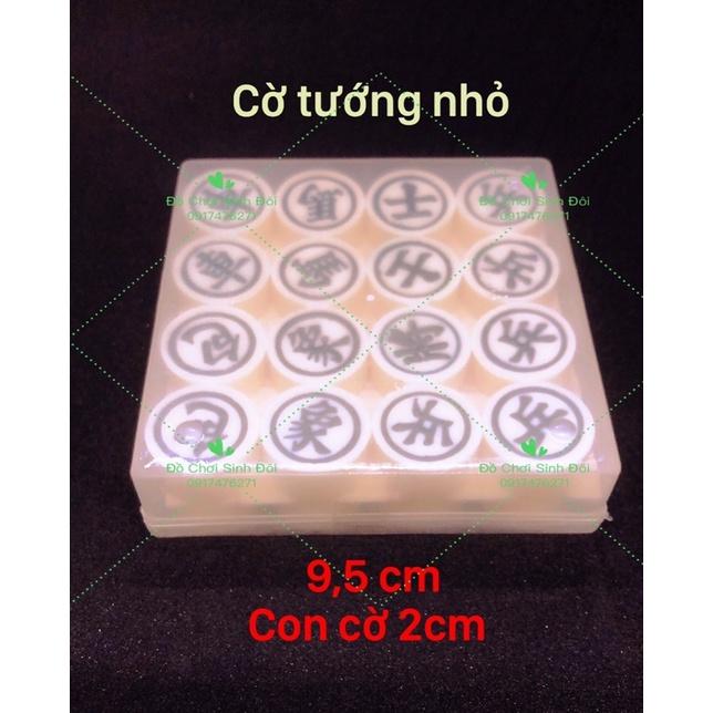 cờ tướng nhỏ 9,5cm - con cờ 2 cm