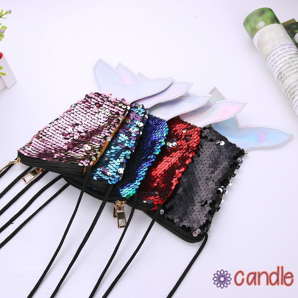 Túi Đeo Chéo Đính Kim Sa Lấp Lánh