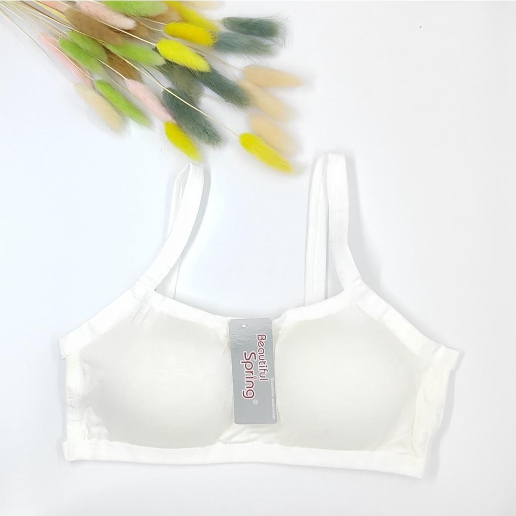 Áo bra 3 dây chất liệu thun cotton phù hợp cho học sinh freesize từ 37kg đến 45 kg