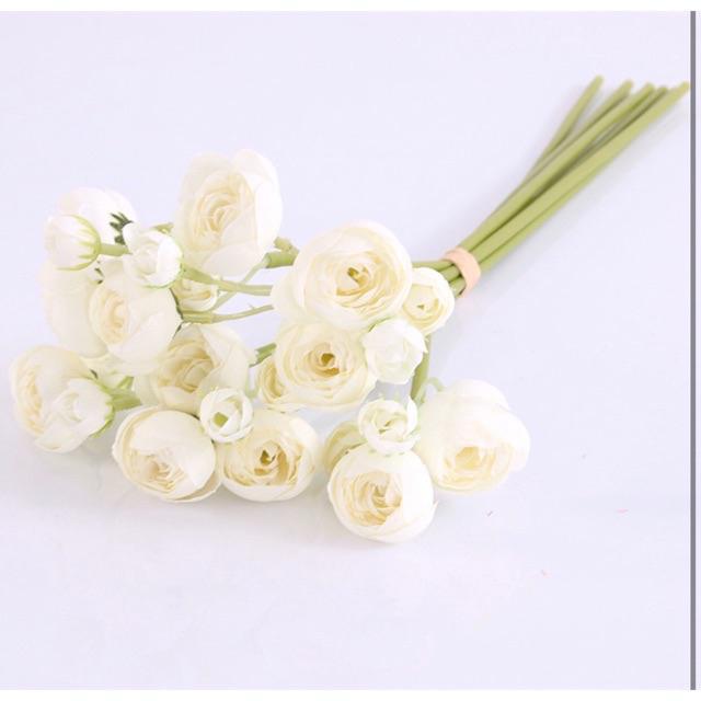 Hoa giả - Bó TRÀ NHÍ cao cấp nhập khẩu, hoa cô dâu hoa decor trang trí cao cấp