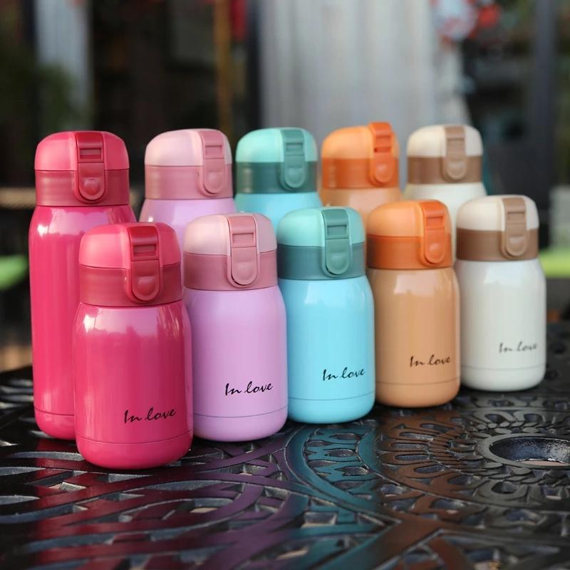 Mini Giữ Nhiệt Dễ Thương Kẹo Hoạt Hình 200Ml/360Ml Trẻ Em Nóng Thép Không Gỉ Nhiệt Cốc Cà Phê chân Không Cách Nhiệt