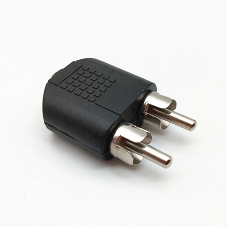 Đầu cắm, Jack chuyển đổi âm thanh 2 Jack AV hoa sen nam sang 3.5mm nữ