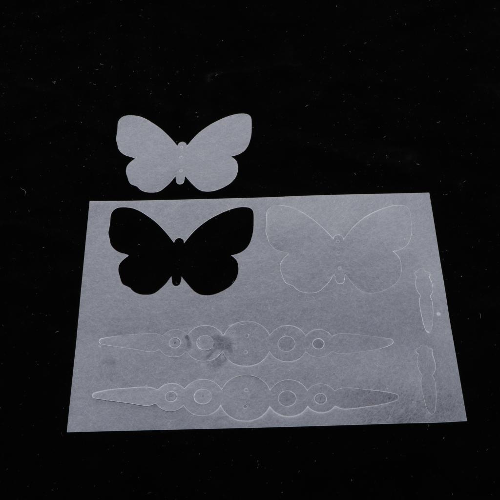 Transparent Heat Shrink Film Sheets Shrinkable Paper Craft Dull  A 5pcs