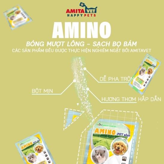 Vitamin cho chó mèo GREEN Pet-Plus 150g Từ AMITAVET giúp thú cưng tăng đề kháng bổ xung vitamin ăn ngon phát triển tốt