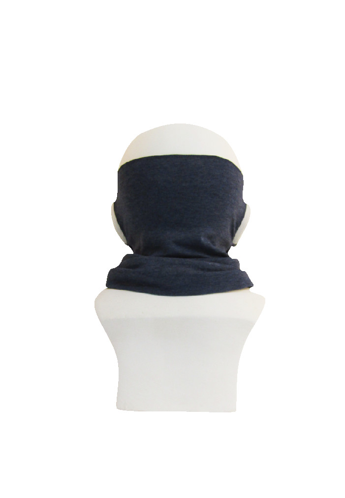 Khăn Khẩu trang Đa năng cho Trẻ em _Yvette LIBBY N'guyen Paris_ Màu Xanh (Navy)_Cotton Mélange hữu cơ (Organic), Chống nắng với 15-50 UPF