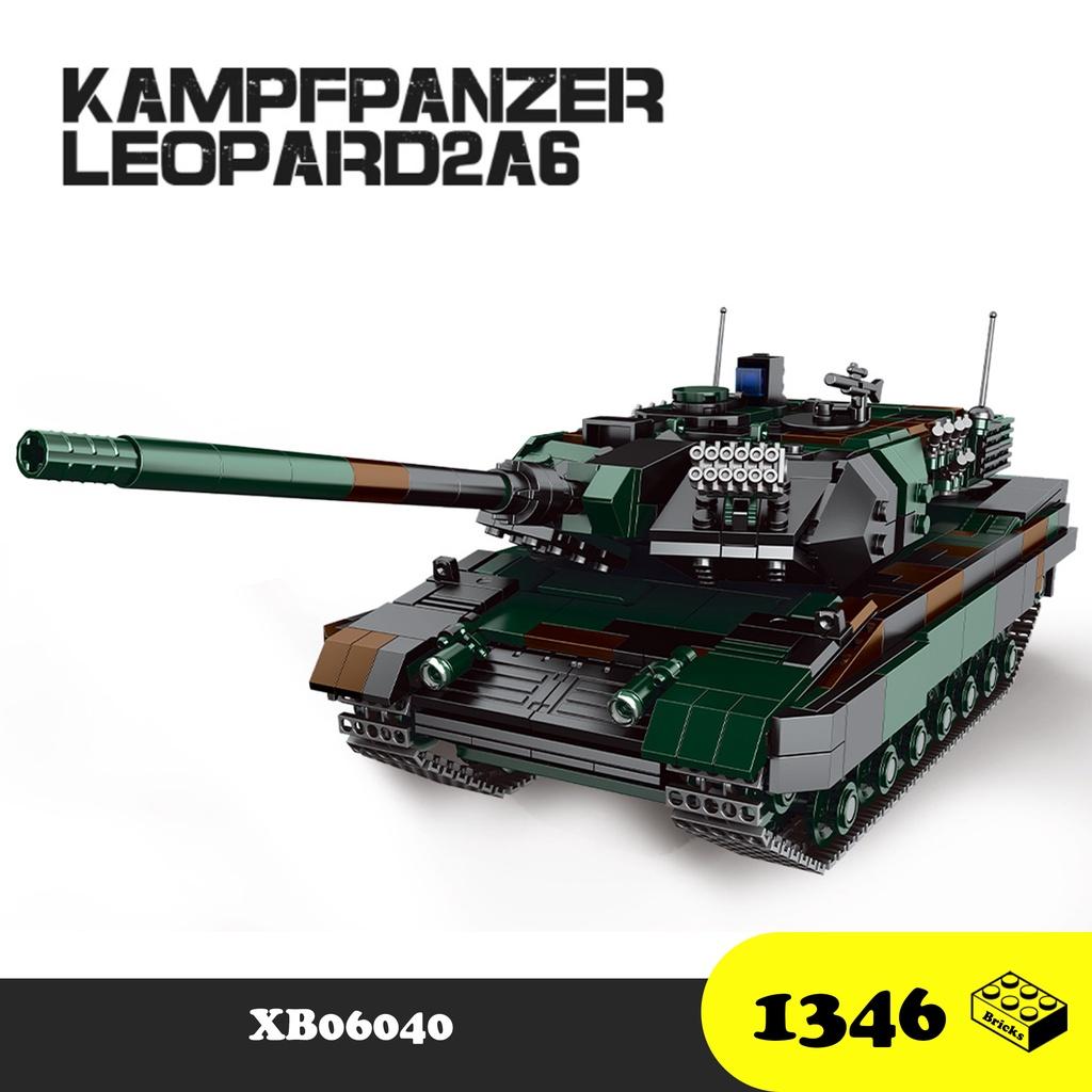 Đồ chơi Lắp ráp Xe Tăng Đức Leopard 2A6 - Xingbao XB06040 German Tank - Xếp hình thông minh - Mô hình trí tuệ