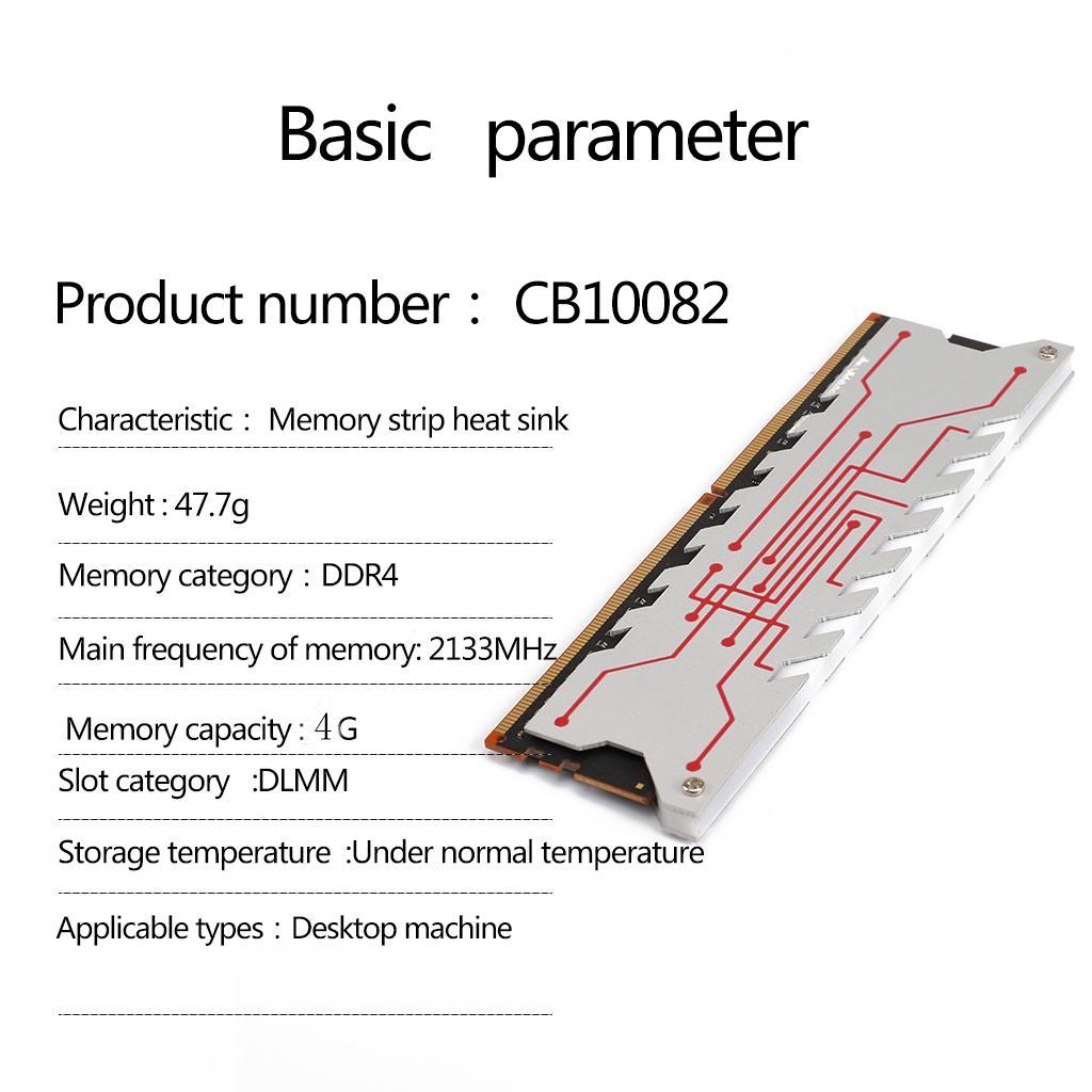 Memory Ram 4GB DDR4 RAM 2400MHz 240 Pin Sitck Card for PC Desktop Computer