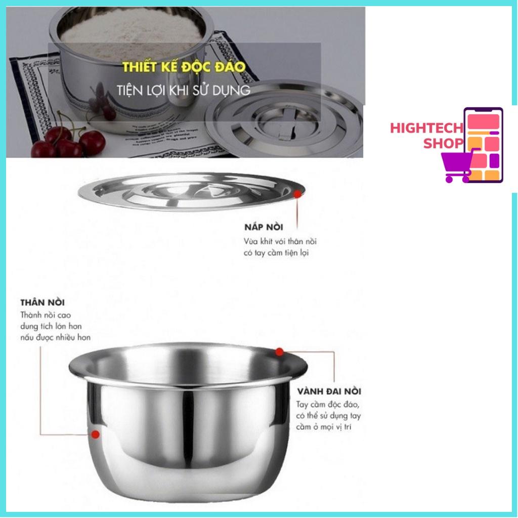 Bộ 5 Nồi Inox Cao Cấp Dùng Cho Mọi Loại Bếp - Bộ 5 Nồi Inox Không Quai