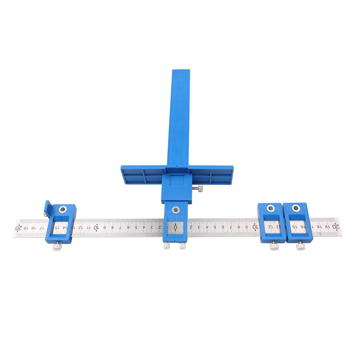 Cabinet Hardware Jig Punch Locator Adjustable Woodworking Drilling Dowelling Tool For Handles Knobs on Doors Drawer Pull