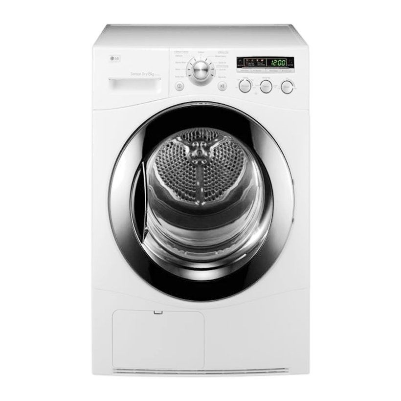 MÁY SẤY LG 8 KG DR-80BW - HÀNG CHÍNH HÃNG