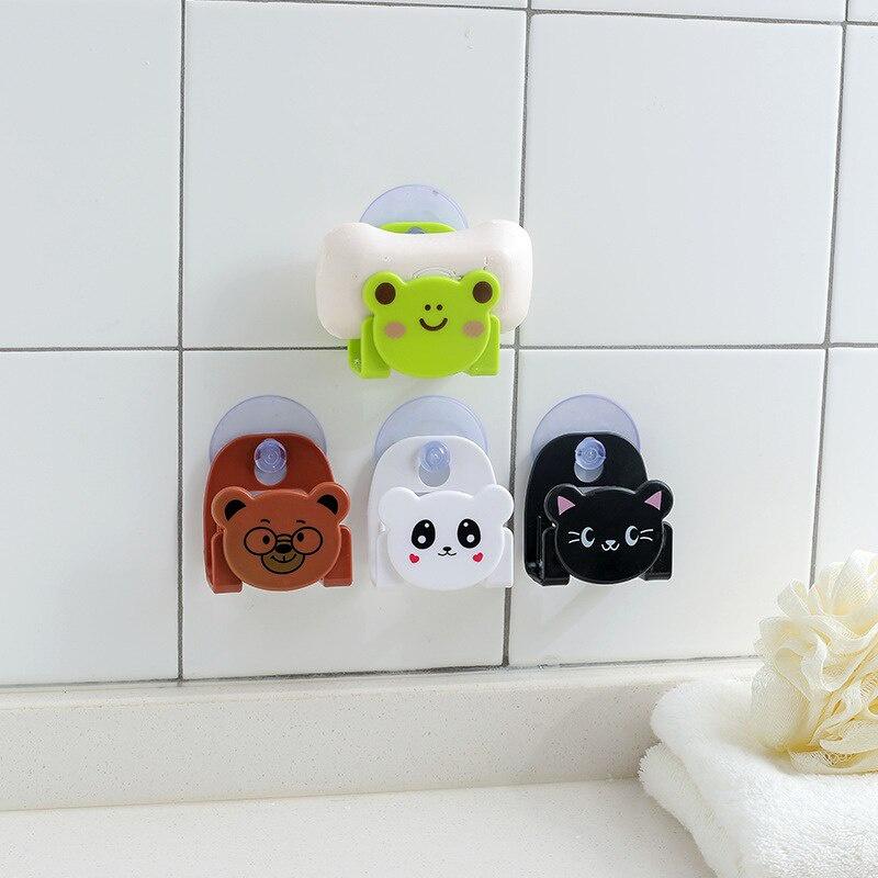 Kitchen Sponges Holder Suction Cup Sink Sponges Drain Drying Rack Storage Holder Bathroom Sundries Shelf Wall-mounted