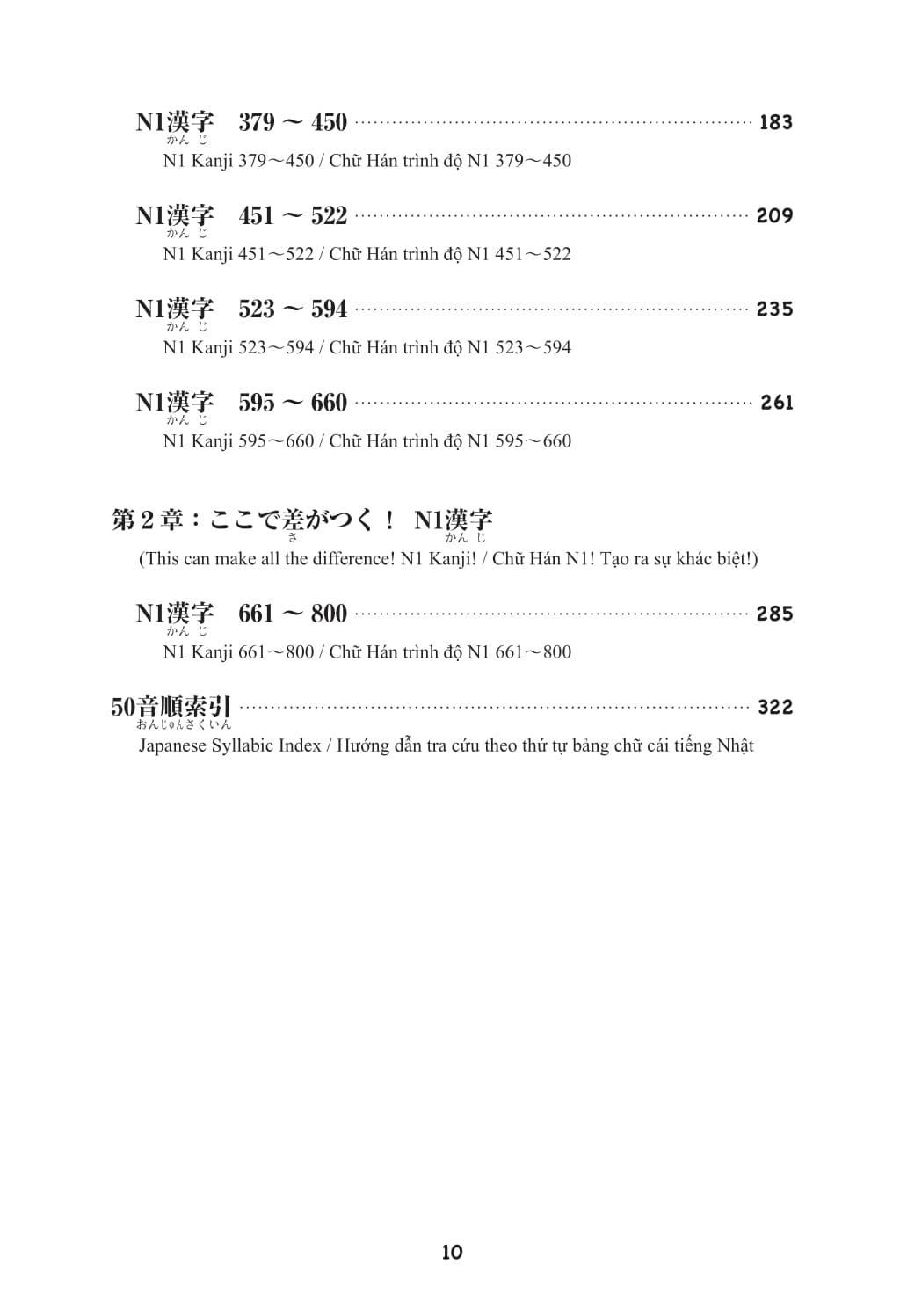 Sách - Kỳ Thi Năng Lực Nhật Ngữ - Sổ Tay Hán Tự N1 - 800