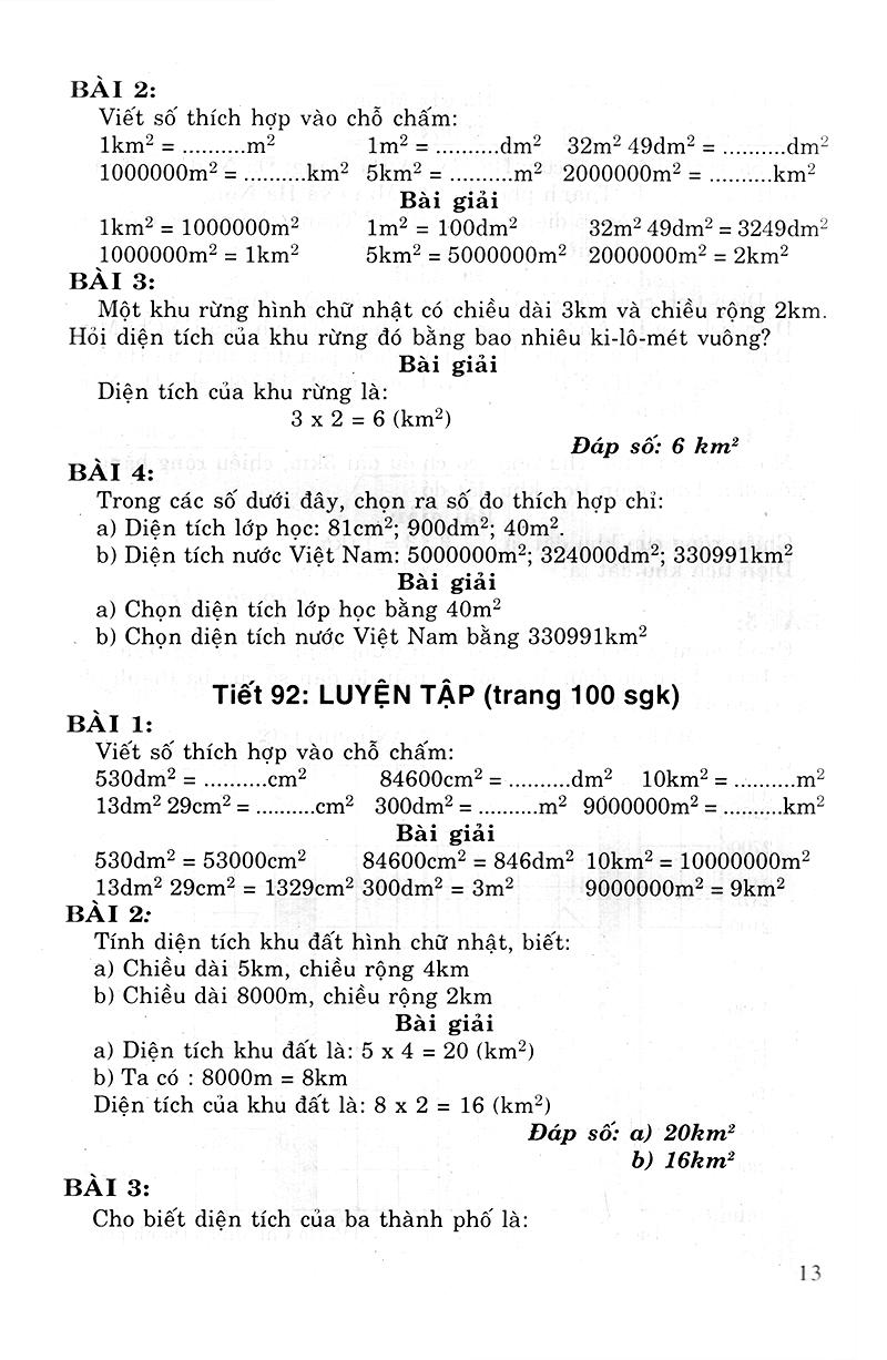Giải Bài Tập Toán 4 Tập 2 (Tái Bản - Có Chỉnh Lí Lần Thứ 8 Theo Chương Trình Giảm Tải)
