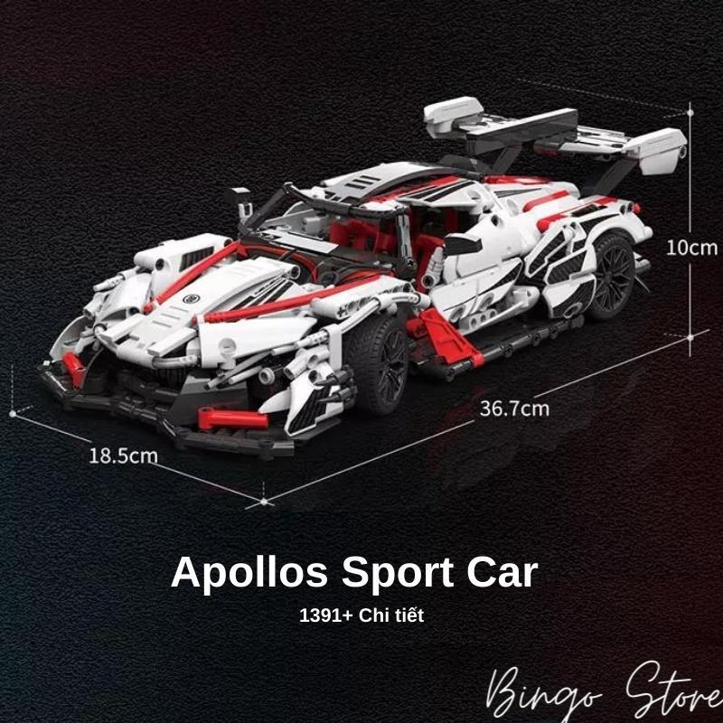 MÔ HÌNH LẮP RÁP SIÊU XE LAMBORGHINI 1391 CHI TIẾT TỈ LỆ 1"14