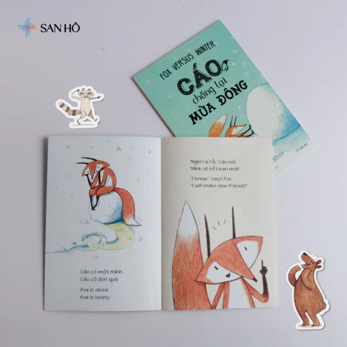 Sách Chú Cáo Tinh Nghịch | Combo 8 Cuốn | Sách Thiếu Nhi Song Ngữ | Corey R. Tabor | Sanhobooks