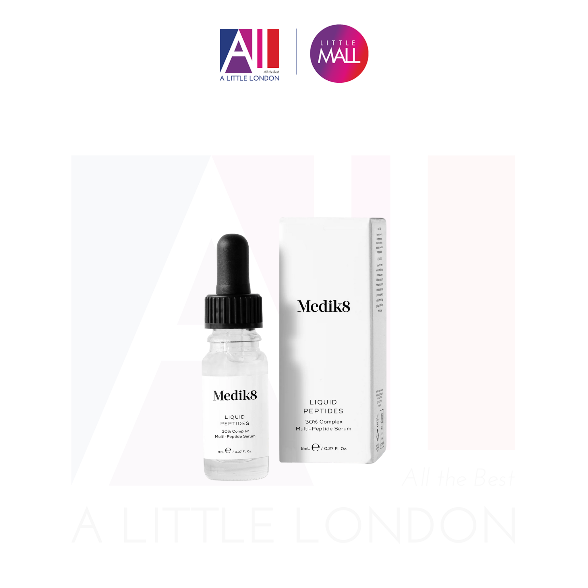 Serum cấp ẩm chống lão hóa Medik8 Liquid Peptides 30% Complex Multi-Peptide Serum 8ml