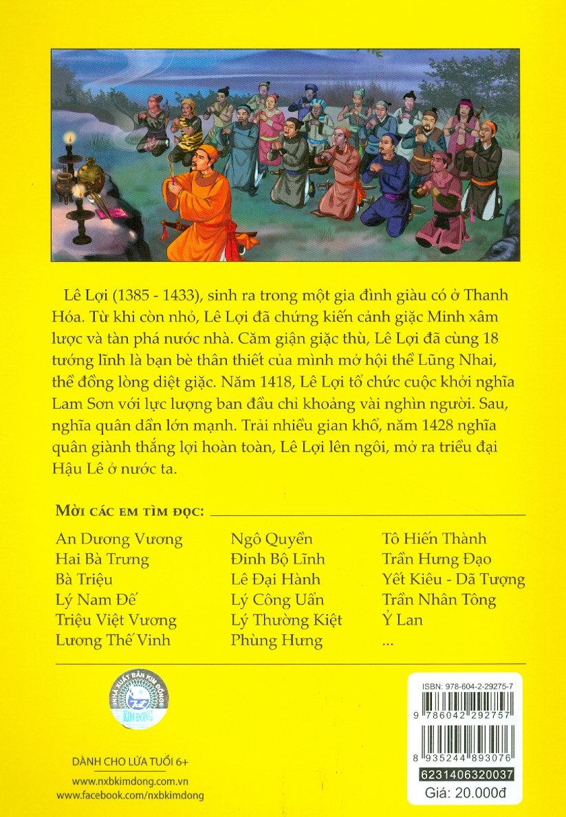 Tranh Truyện Lịch Sử Việt Nam - Lê Lợi