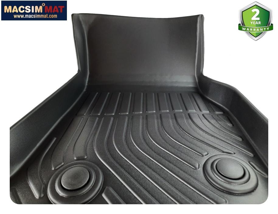 Thảm lót sàn xe BMW 4 series 2015 -2020 Nhãn hiệu Macsim chất liệu nhựa TPV cao cấp màu đen