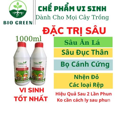 Phân bón hữu cơ vi sinh,chế phẩm sinh học TSBIO 1L,thuốc trừ sâu sinh học, trị nhện đỏ,rệp sáp,vẽ bùa,bọ trĩ
