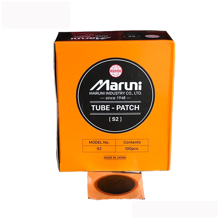 Hộp miếng vá săm S2 thương hiệu Maruni - Sản xuất tại Nhật Bản