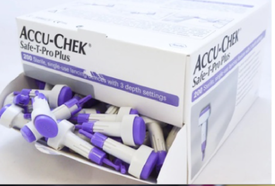 Hộp 200 cây kim lấy máu Accu-Chek Safe-T-Pro Plus - Không cần sử dụng bút