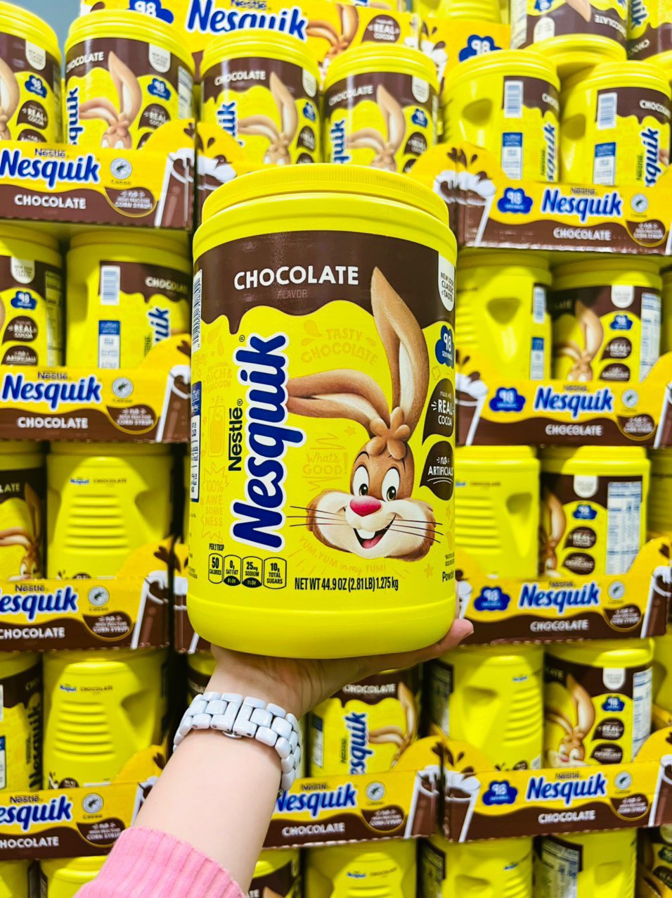 [Date 04/2025 Bột Sữa Cacao Nesquik Nestle Mỹ 570g - Nesquik Mỹ