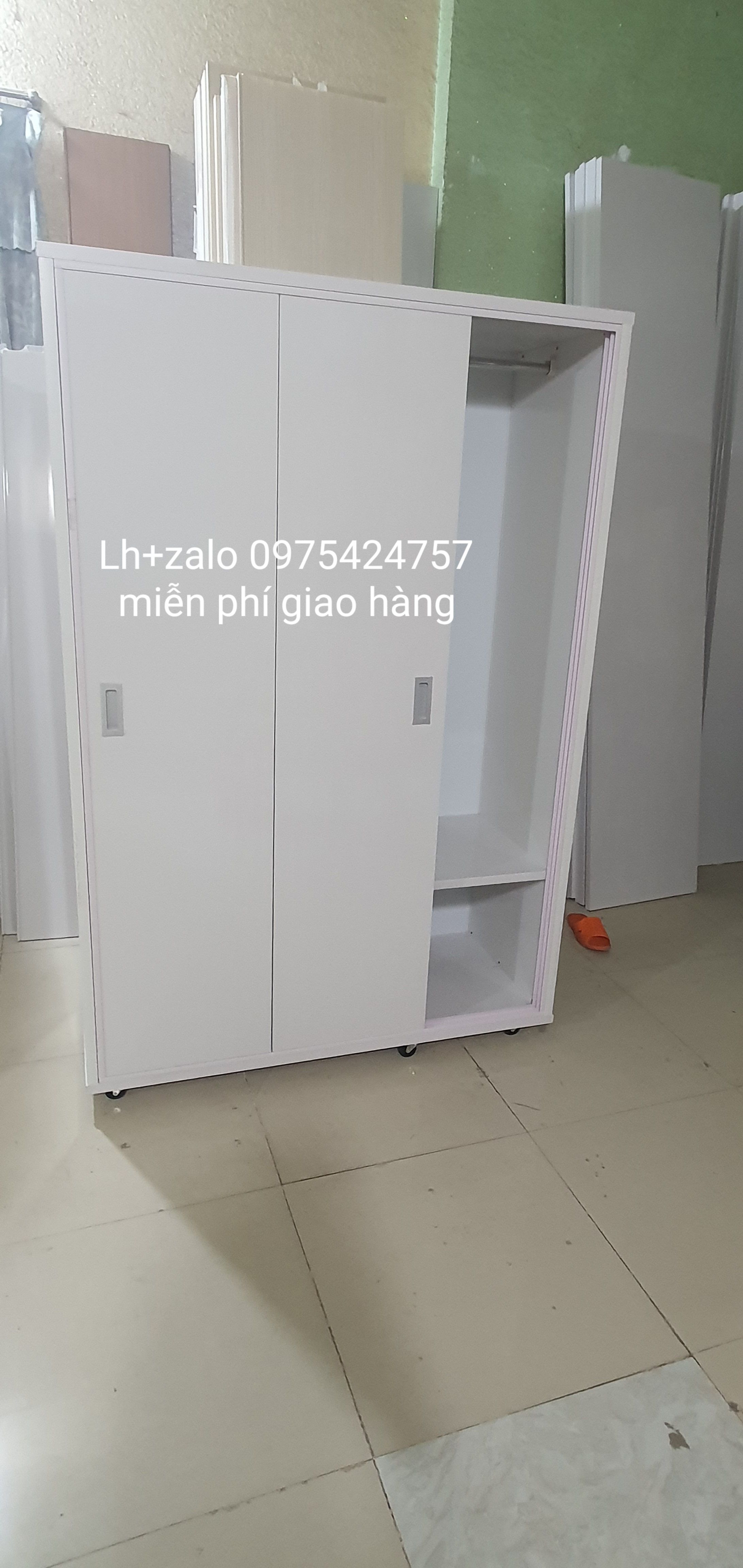 Tủ nhựa đài loan 3 cánh lùa