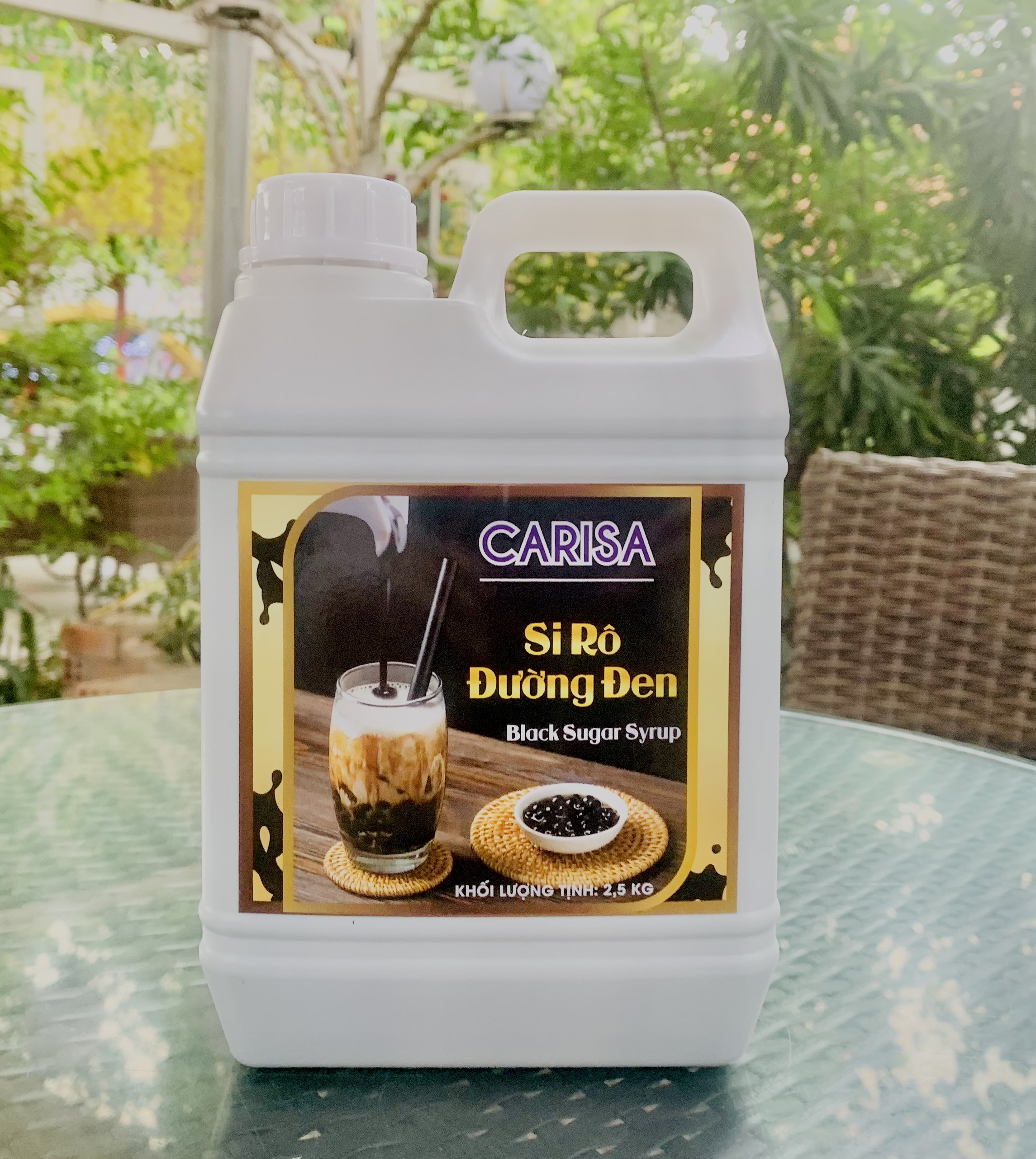 Siro CARISA Đường Đen 2L - Back Sugar Syrup