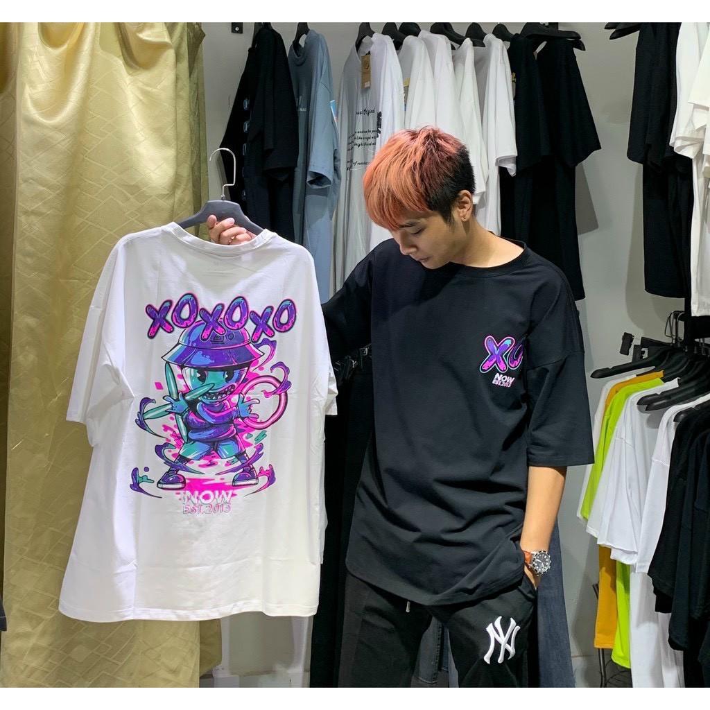 Áo Thun Tay Lỡ From Rộng Unisex Friseze 40-70kg