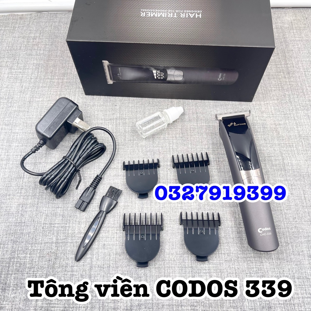 Tông đơ chấn viền cao cấp CODOS 339 - tăng tốc