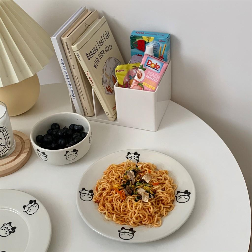 Set bát đĩa bò sữa