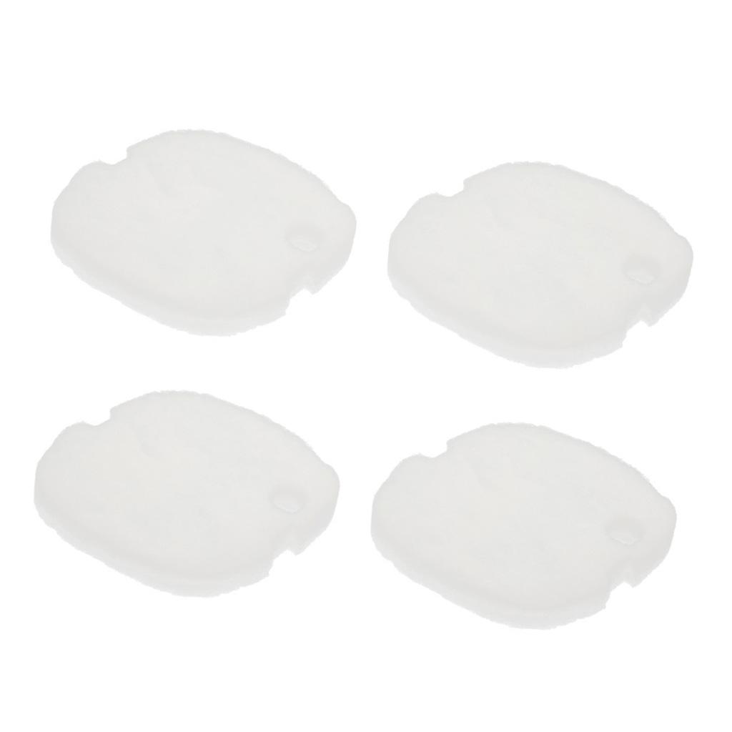 4Pcs Fish Tank External Filter Bucket Replacement Filter Cotton