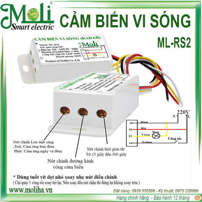 CẢM BIẾN VI SÓNG - HÀNG CHÍNH HÃNG
