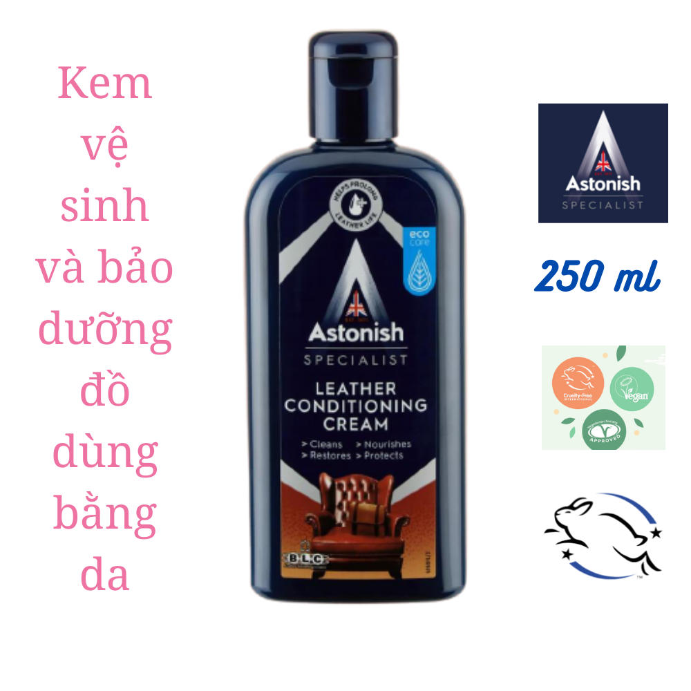 Kem vệ sinh bảo dưỡng đồ dùng bằng da Astonish C6960