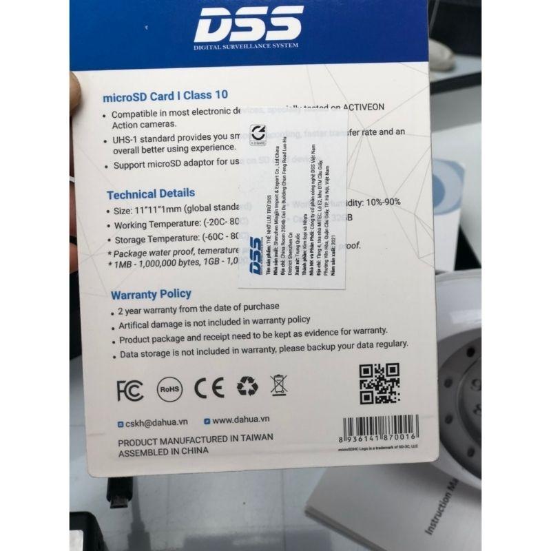 Thẻ nhớ Dss card 32G loại lưu trữ tốt - Hàng chính hãng