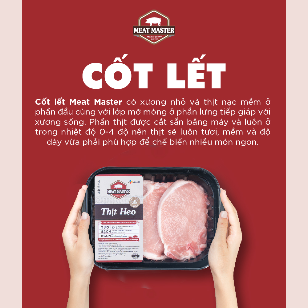 Cốt lết heo Meat Master - Giao nhanh