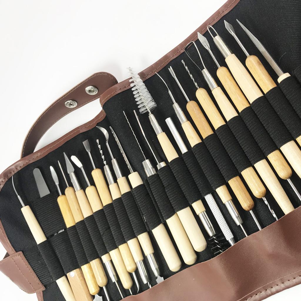 22x Clay Sculpting Wax Carving Pottery Tools Polymer Ceramic Modeling Tools
